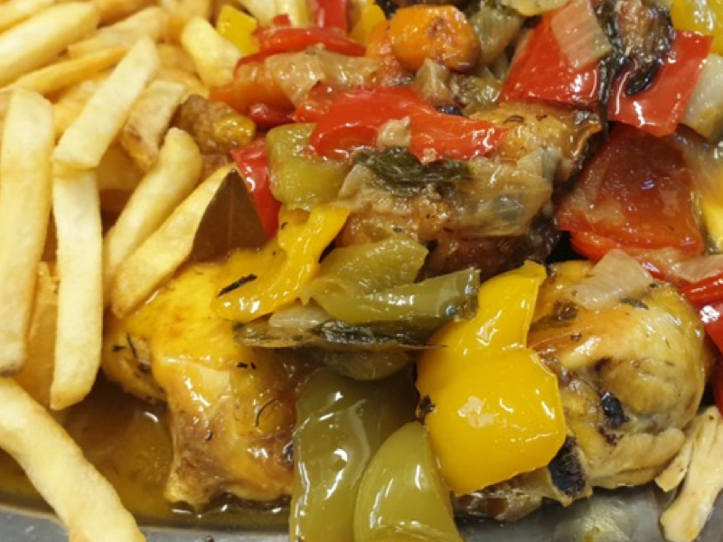 Restaurant food dish